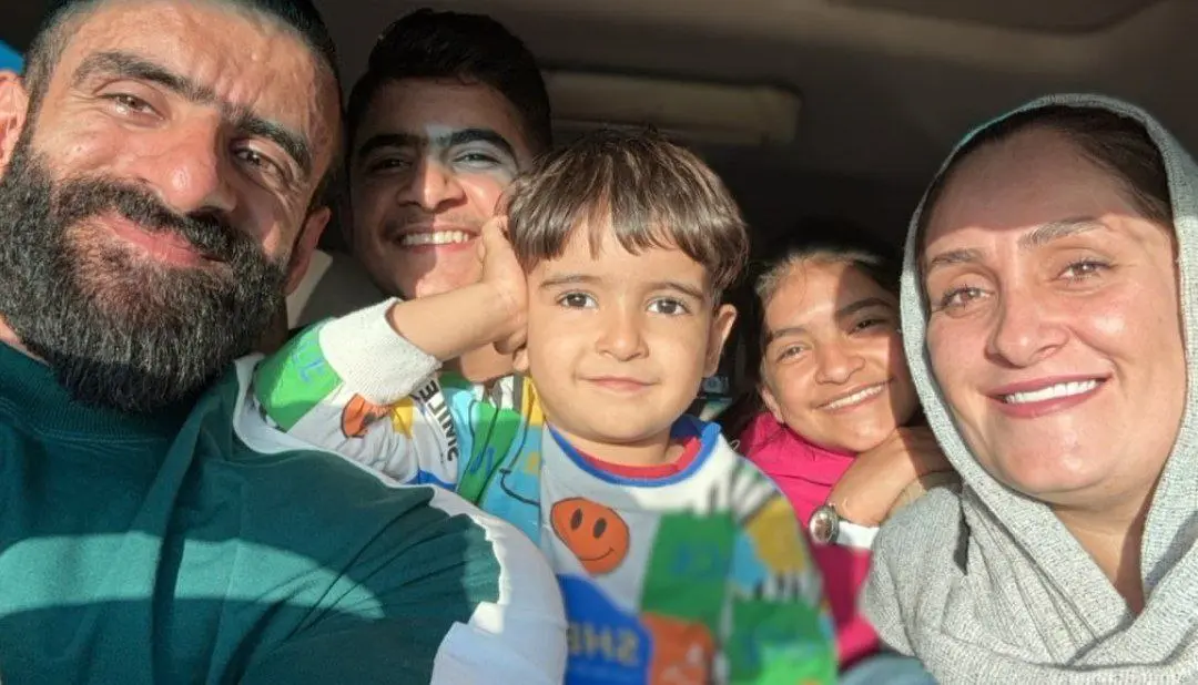 عکس هادی چوپان و همسرش