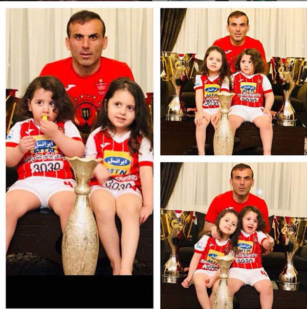 عکس خانوادگی جلال حسینی