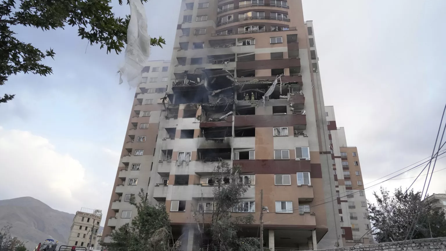 مناطق مورد حمله ایران به اسرائیل
