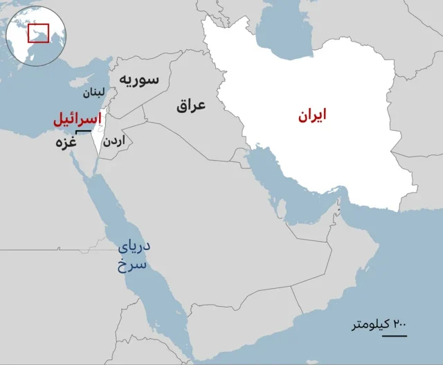 نقشه حمله اسرائیل به ایران