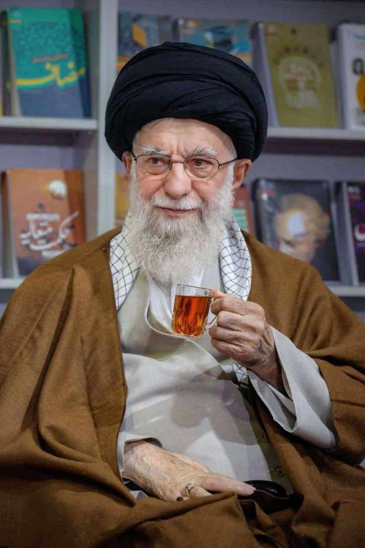 عکس جذاب سید علی خامنه‌ای