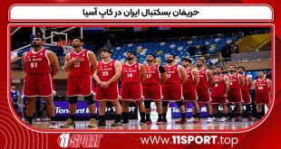 حریفان بسکتبال ایران در کاپ آسیا