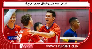 اسامی تیم ملی والیبال جمهوری چک