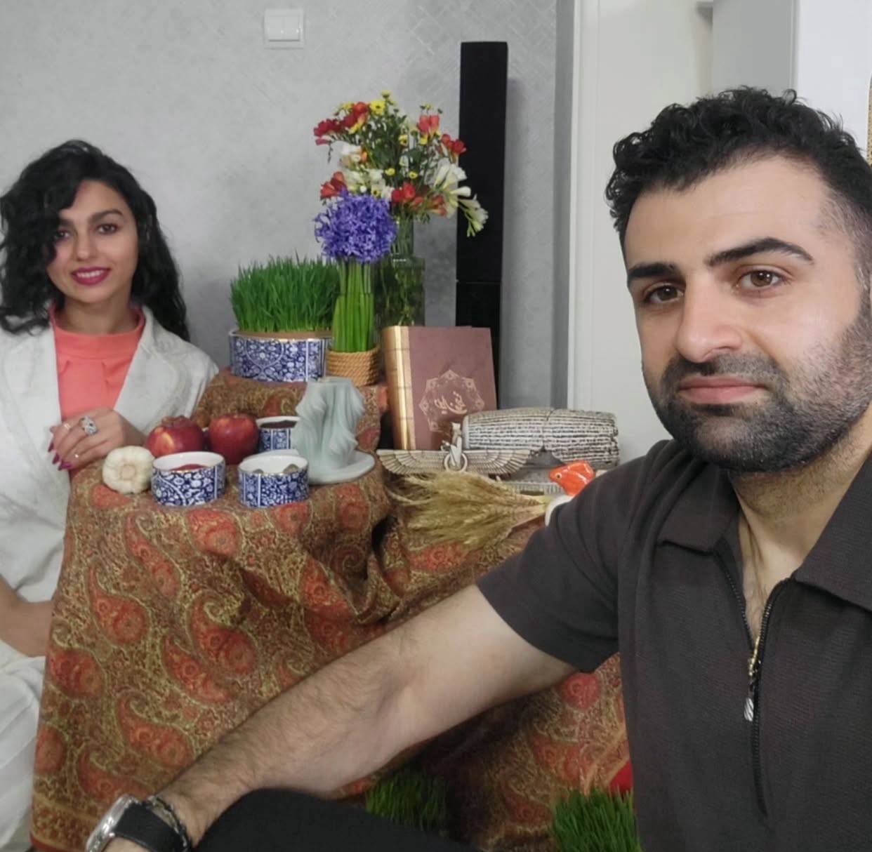 عکس نوشاد عالمیان و همسرش عکس نوشاد عالمیان و همسرش