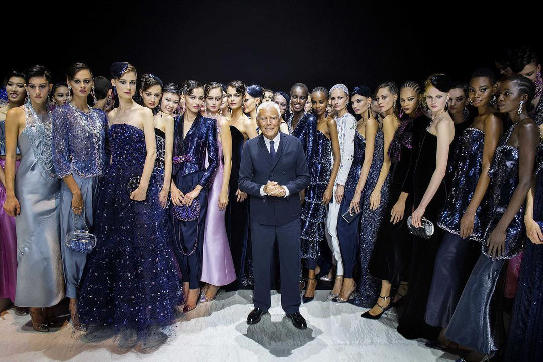 حضور Armani در هفته مد میلان