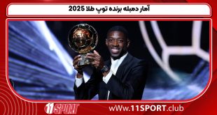 آمار دمبله برنده توپ طلا 2025