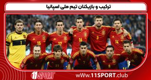ترکیب و بازیکنان تیم ملی اسپانیا