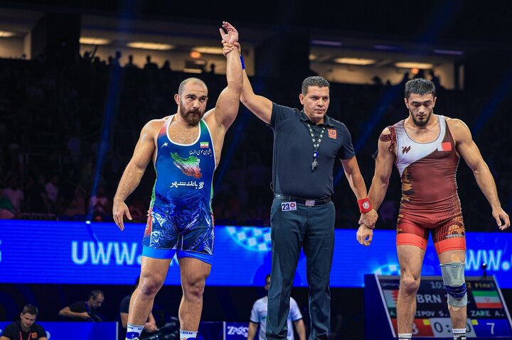 قهرمانی زارع در کشتی جهان 2025 قهرمانی زارع در کشتی جهان 2025