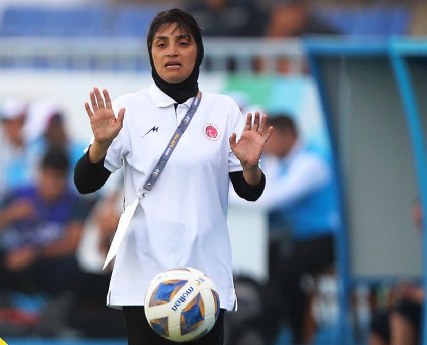 مرضیه جعفری افتخار فوتبال زنان ایران مرضیه جعفری افتخار فوتبال زنان ایران