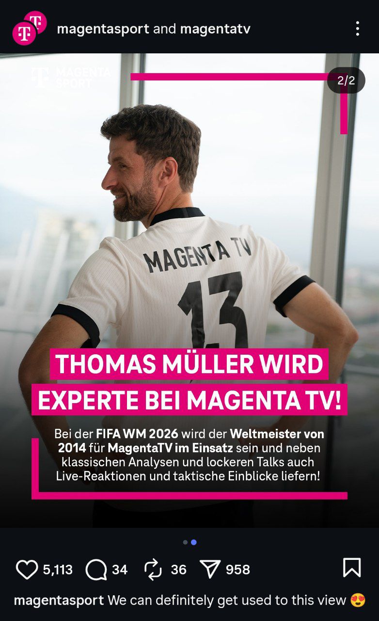 توماس مولر کارشناس جام جهانی ۲۰۲۶