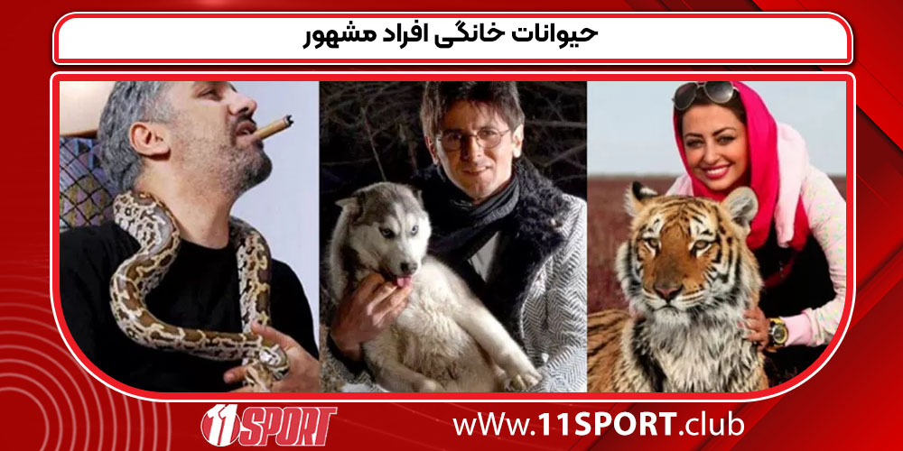 حیوانات خانگی افراد مشهور