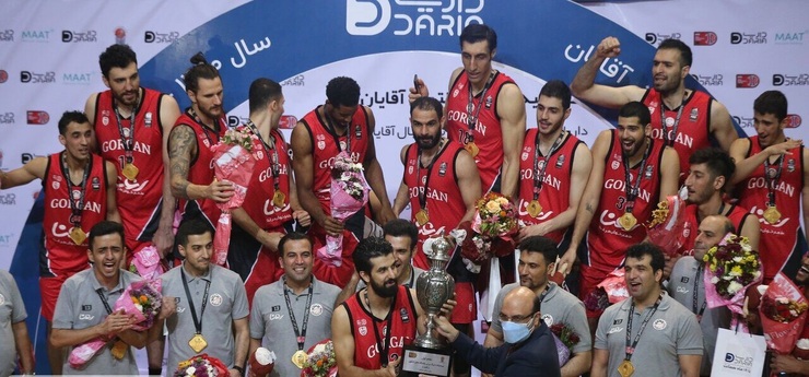 شهرداری گرگان برترین تیم‌ لیگ برتر بسکتبال ایران