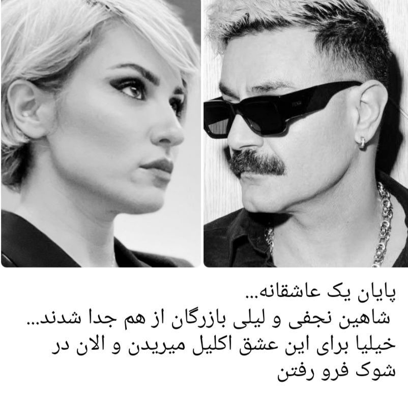 علت جدایی لیلی بازرگان از شاهین
