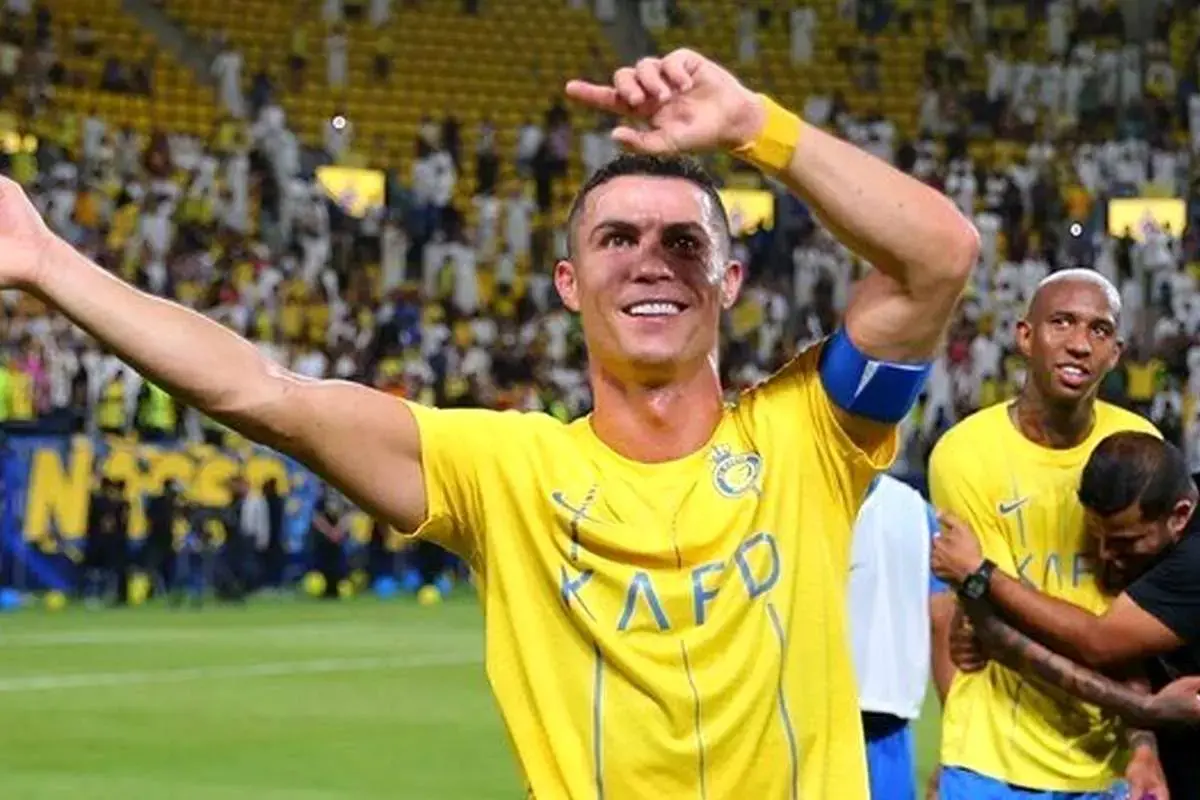 رونالدو پس از گل با رقص عربی جشن گرفت