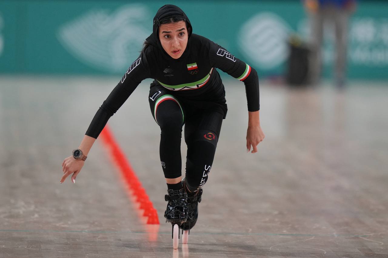 اولین مدال ایران در اسکیت ترانه‌ احمدی در بازی‌های آسیایی