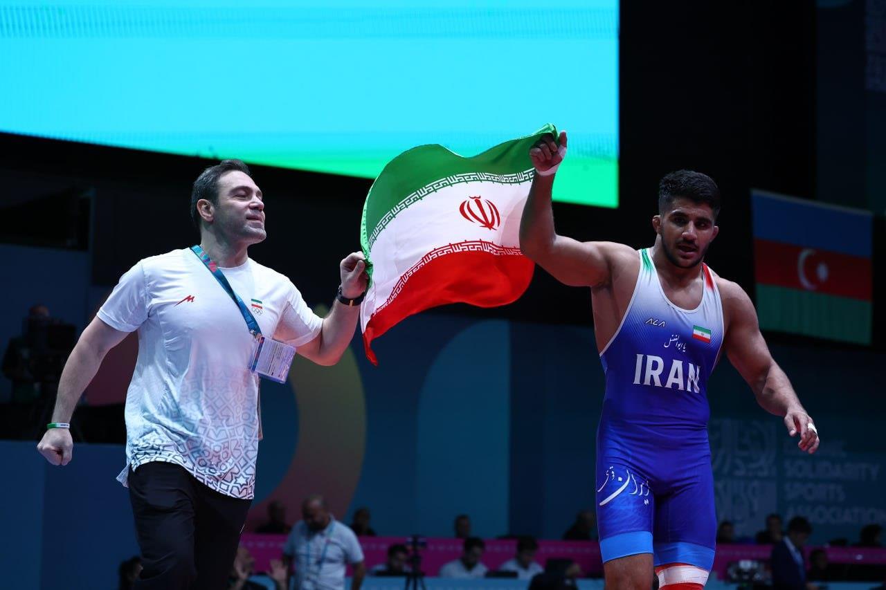  غلامرضا فرخی طلای کشتی 82 کیلو گرفت 