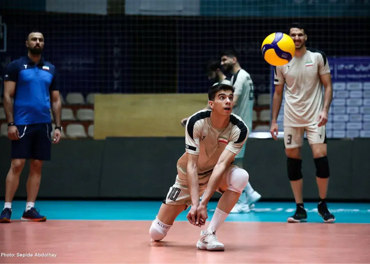 عکس امیررضا آفتاب آذری والیبالیست