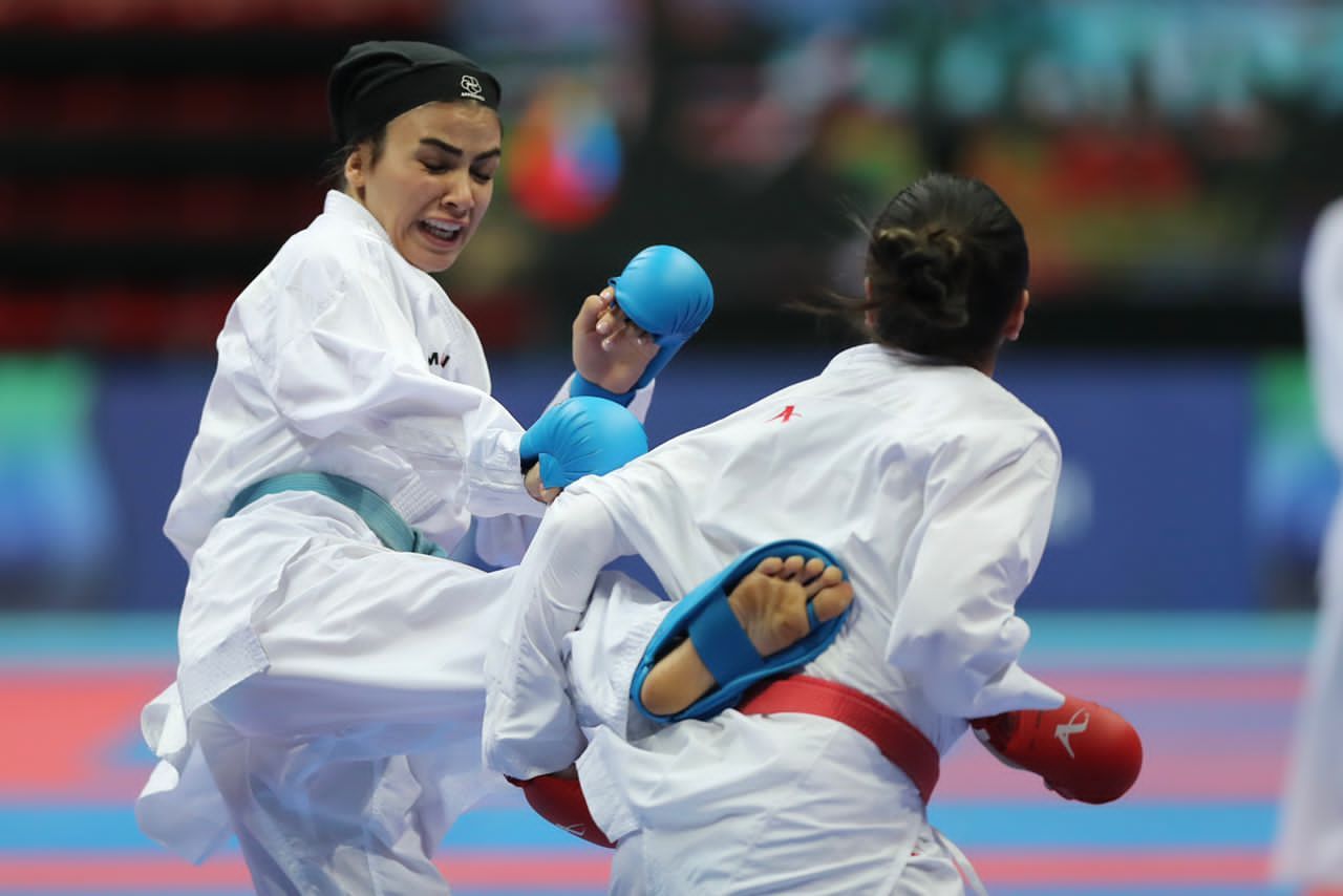 کاراته زنان ایران موفقیت دوباره سارا بهمنیار