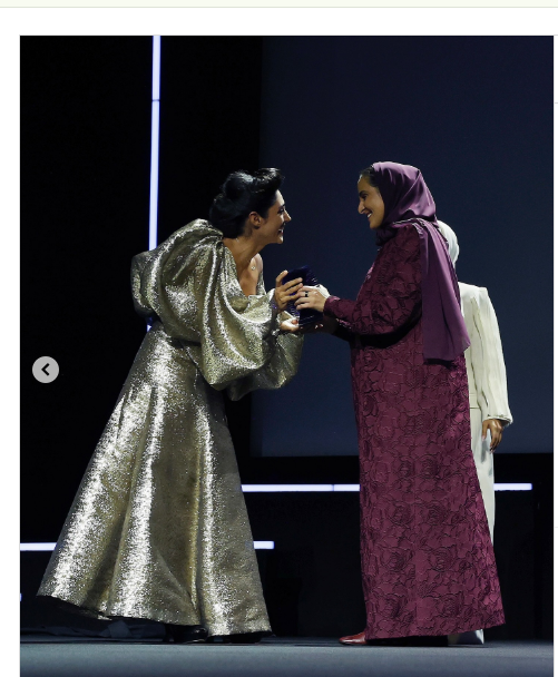 حضور گلشیفته فراهانی در افتتاحیه جشنواره دوحه