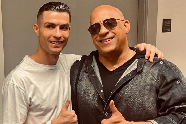 عکس جنجالی رونالدو و وین دیزل عکس جنجالی رونالدو و وین دیزل