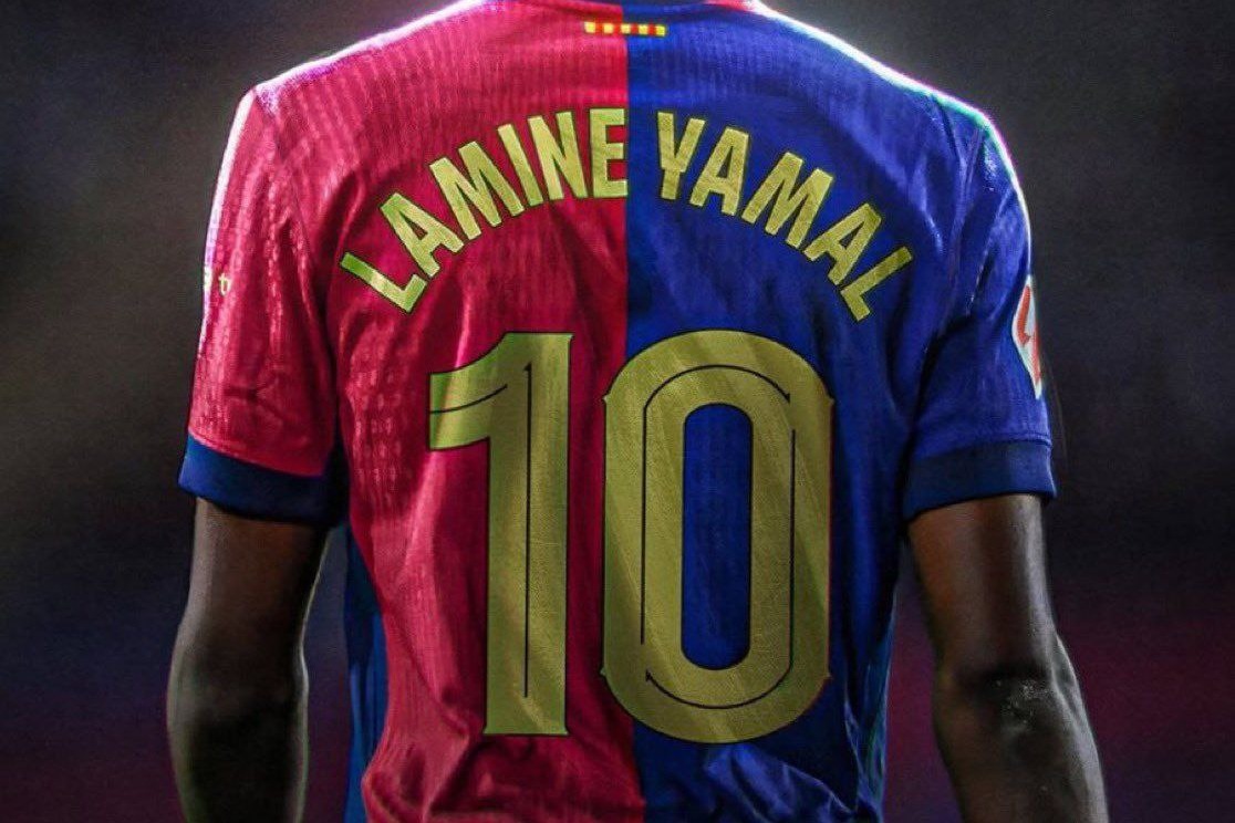 پیراهن شماره ۱۰ یامال رکورد جهانی زد پیراهن شماره ۱۰ یامال رکورد جهانی زد