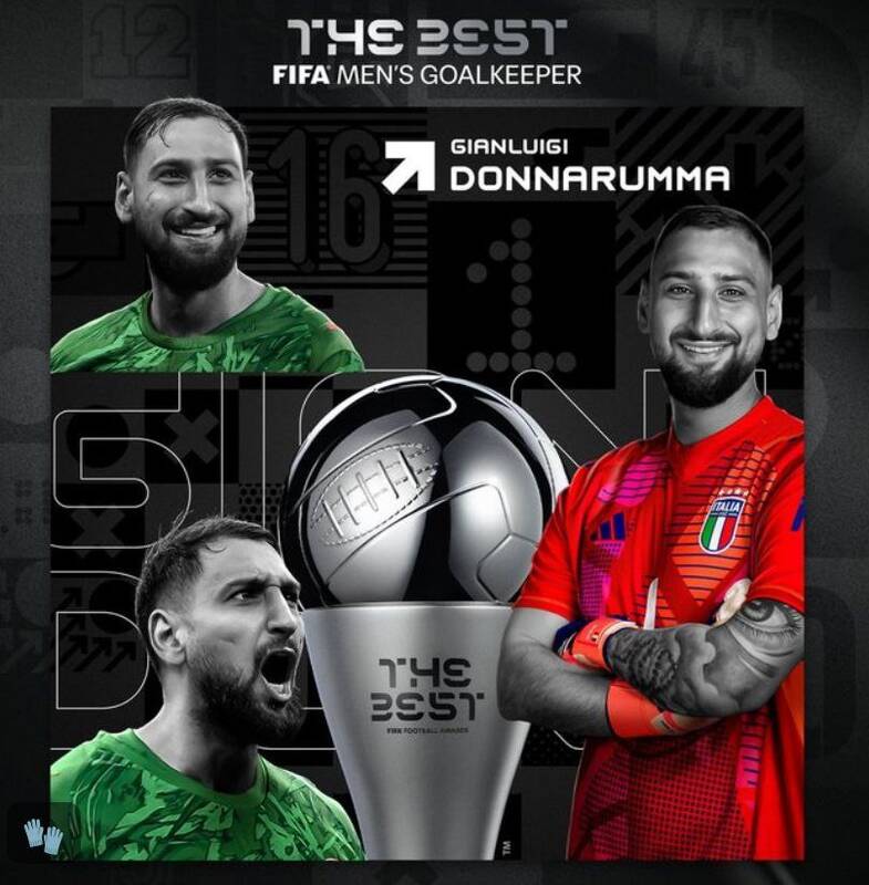 دوناروما بعد از فصل تاریخیاش بهترین گلر سال شد دوناروما بعد از فصل تاریخیاش بهترین گلر سال شد