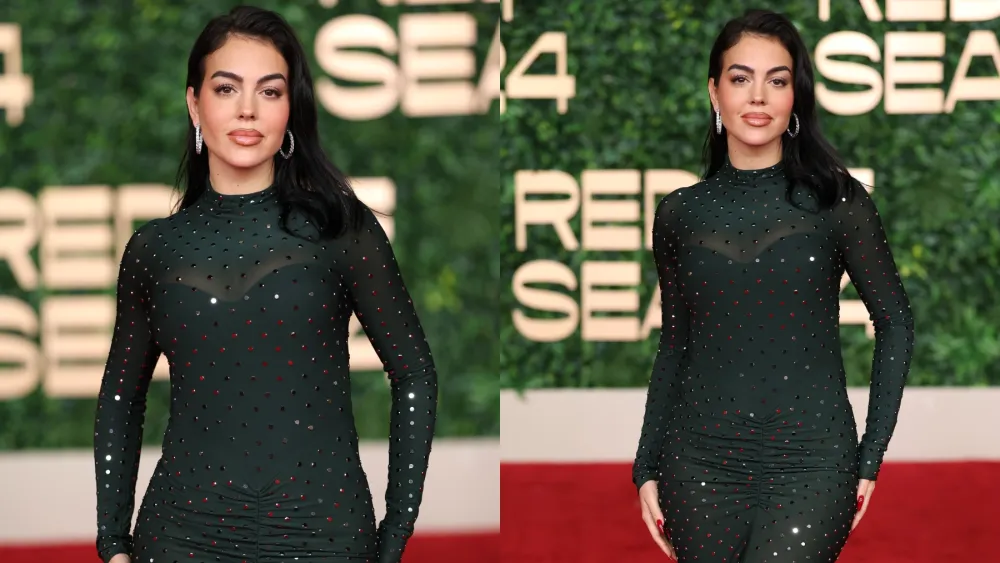 جورجینا رودریگز در فرش قرمز جده