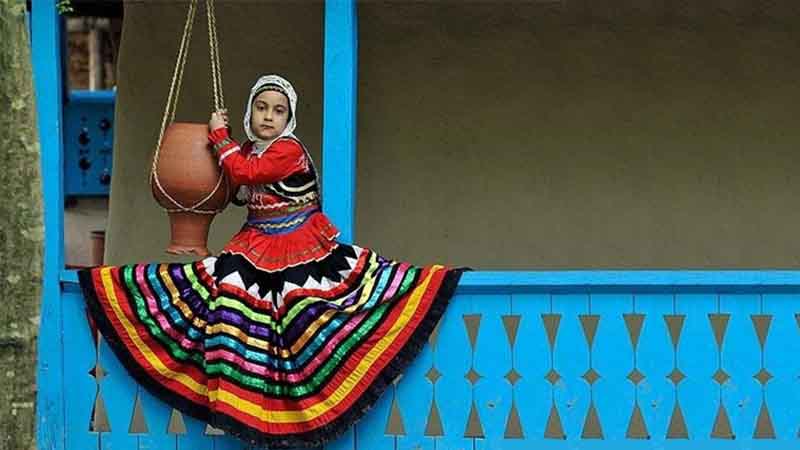 شادترین لباس جهان لباس محلی گیلان شادترین لباس جهان لباس محلی گیلان