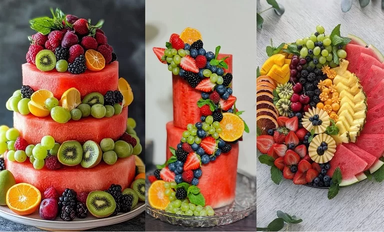 تزئین میوه یلدا ساده تزئین میوه یلدا ساده