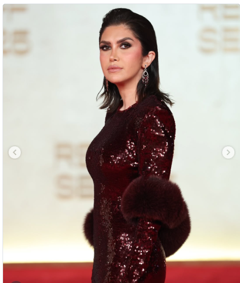 طراح لباس ایرانی روی فرش قرمز عربستان طراح لباس ایرانی روی فرش قرمز عربستان