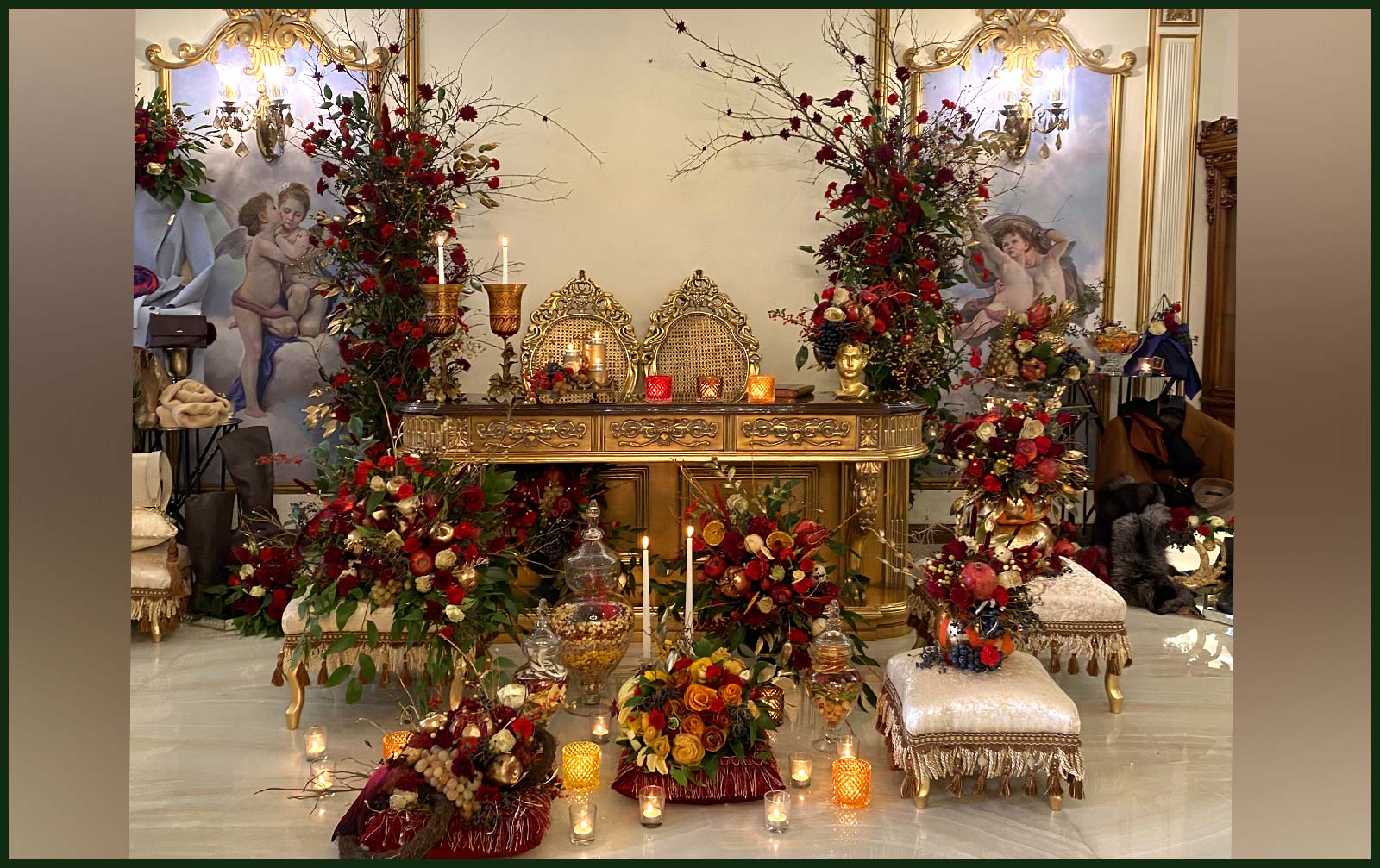 تزئین میوه یلدا تزئین میوه یلدا